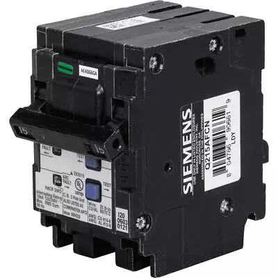 Buy Q215AFCN Siemens 2P15A Arc Fault Combo Plug On Neutral NEW INVENTORY • 132.76$