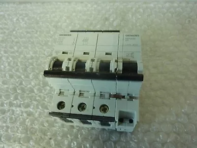 Buy Siemens 5SY6325-7C25 Amp 3 Pole 400 Circuit Breaker W/5ST3030 Aux Switch (23396) • 39.99$