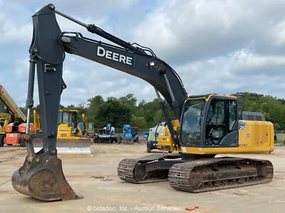 Buy 2019 John Deere 210G LC Hydraulic Excavator Trackhoe Aux Hyd Cab A/C BKT • 1$