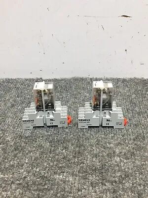 Buy Nos Lot Of 2 Siemens 3tx7111-3hf13c Relay Coil With 3tx7144-1e5 Relay Socket • 20$