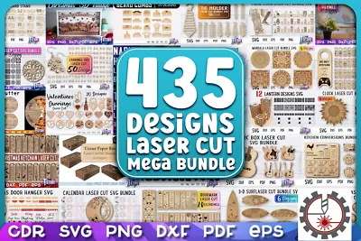 Buy Laser Cut Mega Bundle SVG | CNC Files | Engraving SVG Design | Laser Huge Bundle • 4.99$