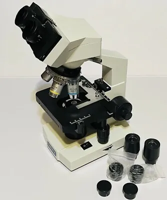 Buy OMAX 40X-2000X Binocular LED Compound Microscope Open Box Read* NEW ☀️ • 110$
