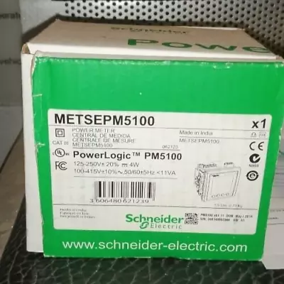 Buy SCHNEIDER ELECTRIC METSEPM5100 METSEPM5111 PowerLogic PM5000 Power Meter • 400$