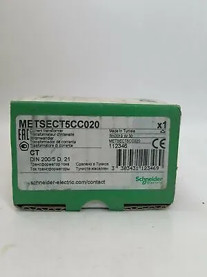 Buy New Schneider Electric  METSECT5CC020 CURRENT TRANSFORMER DIN FREE SHIP • 113$