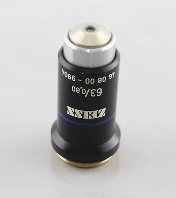 Buy Zeiss 63x 0.80 160 / 0.17 Microscope Objective 460800-9904 • 99.99$