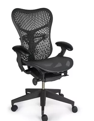 Buy Herman Miller Mirra 2 Chair Graphite Black Flex Front Lumbar Support Loaded • 489.97$