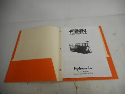 Buy FINN Model T-170 Hydroseeder Parts Manual • 29.97$