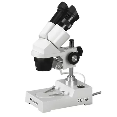 Buy AmScope SE304-PZ 20X-40X-80X Sharp Stereo Microscope • 166.99$