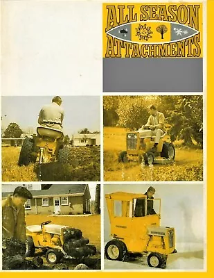 Buy All Season Attachments & Implements For International Cub Cadet Tractor Brochure • 20$