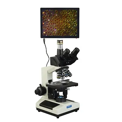 Buy OMAX 40X-2500X 5MP Touchpad Darkfield Trinocular LED Lab Microscope Live Blood • 1,403.99$