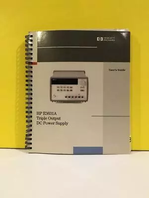 Buy HP E3631-90002 E3631A Triple Output DC Power Supply User's Guide • 29.99$