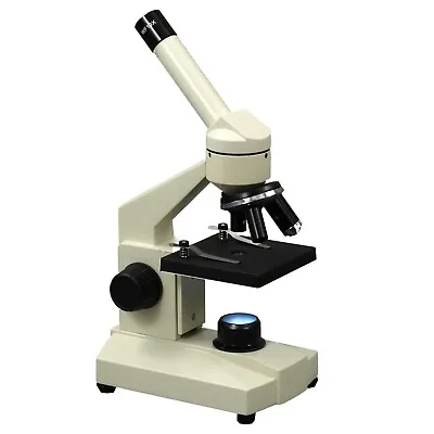 Buy OMAX 40X-400X Economic Kids Student Biological Microscope LED Light On Battery • 81.99$