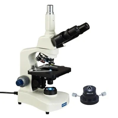 Buy Dark / Bright Field Trinocular Siedentopf Microscope 40X-2000X 3W LED Light • 453.99$