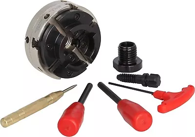 Buy SCR4-4 Wood Lathe Chuck, 4-Jaw Self-Centering Chuck, With 1 X8TPI Thread & 3/4  • 51.98$