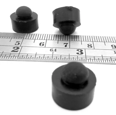 Buy 1/4  Rubber Grommet Bumpers Stem Pad Push In 1/4  Hole 1/8  Panel, Has 7/16  Pad • 10.96$