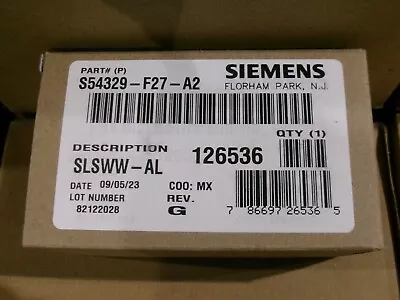 Buy New Siemens S54329-F27-A2 SLSWW-AL Rev. G Wall Alert Strobe • 69$