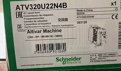 Buy New Sealed Schneider Electric ATV320U22N4B Altivar Variable Frequency Drive Unit • 563.50$