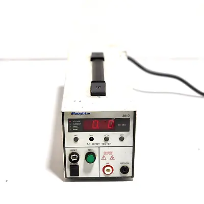 Buy Slaughter 2510 AC Hipot Tester SOLD AS IS Broken Missing Buttons • 280$