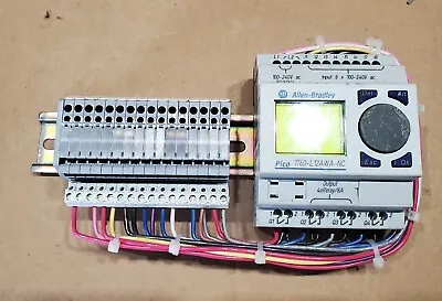 Buy Allen Bradley PICO 1760-L12AWA-NC With Track And Terminals • 300$
