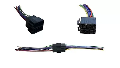 Buy Wiring Harness For Freightliner Stereo Big Rig Truck Radio Male & Female • 6.73$