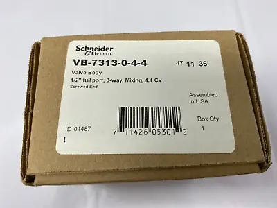 Buy Schneider Electric VB-7313-0-4-4 Valve Body 1/2  NPT 3-Way Mixing Valve 4.4 Cv • 93.13$