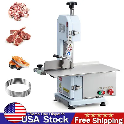 Buy New 550W Electric Meat Bone Saw Machine Frozen Meat Bandsaw Cutter Commercial    • 343.99$