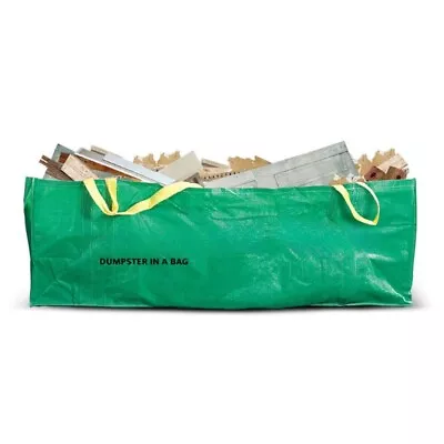 Buy Dumpster In A Bag Green, 606 Gallon Capacity, For Trash, Waste And Debris • 27.70$