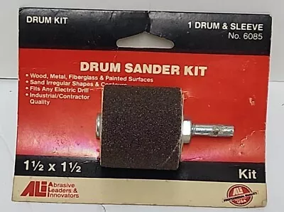 Buy ALI INDUSTRIES #6085 Drum Sander Kit, 1-1/2-Inch X 1-1/2-Inch. NIP.  Fast Ship! • 5.95$