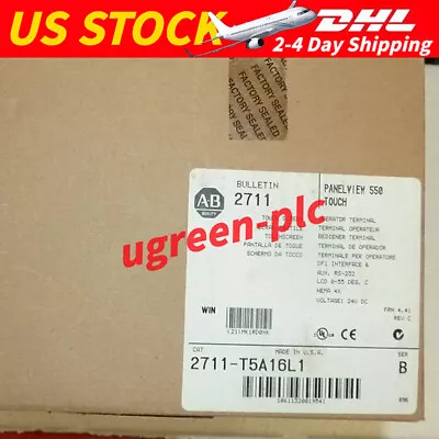 Buy New Sealed Allen-Bradley 2711-T5A16L1 Touch Screen Glass Panel For PanelView 550 • 1,932$