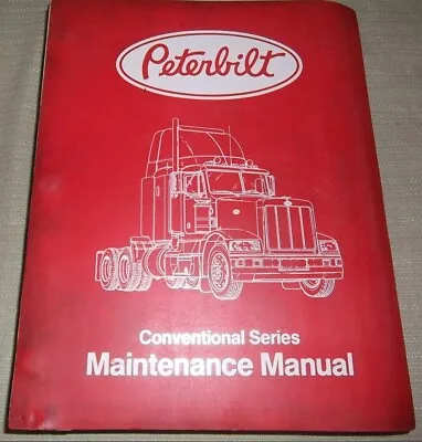 Buy 1980's Peterbilt 355 357 375 377 379 Maintenance Shop Repair Service Manual • 349.99$
