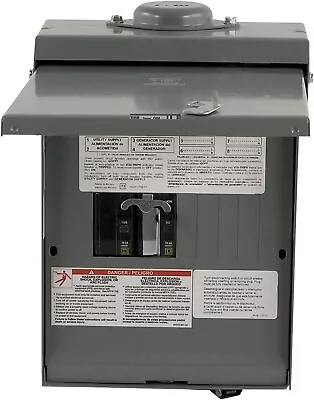 Buy Square D - QO1DM10030TRBR QO Generator Panel, 30-Amp Main Breaker With Interlock • 299.99$