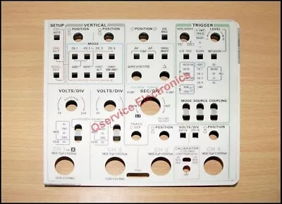 Buy Tektronix 333-3274-00 Aluminum Control Panel For 2445A 2465A 2467  Oscilloscopes • 20$