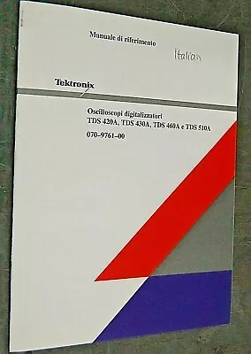 Buy Oscillioscopi Digitalizzatori TDS 420A,430A,460A,510A (070-9761-00) Ref. Italian • 20$