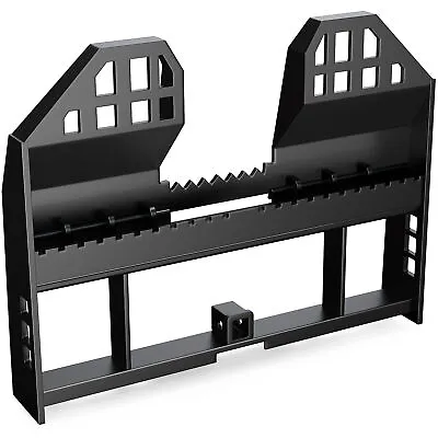Buy Pallet Fork Attachment Frame With 2  Receiver For Skid Steer Tractor 4000LBS • 284.99$