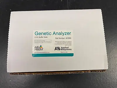 Buy Applied Biosystems ABI Prism Genetic Analyzer 4mL Buffer Vials - NEW • 50$