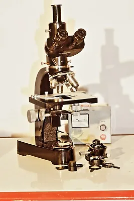 Buy Leitz Laborlux-m Upright Microscope For Brightfield, Pol And Darkfield - Photo • 1,150$