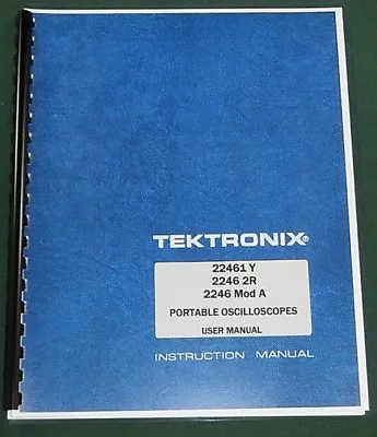 Buy Tektronix 2246 Mod A Operators Manual: Comb Bound & Protective Covers • 31.25$