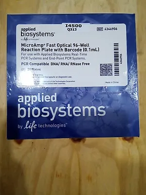 Buy Applied Biosystems MicroAmp Fast Optical 96-Well Reaction Plate With Barcode... • 70$