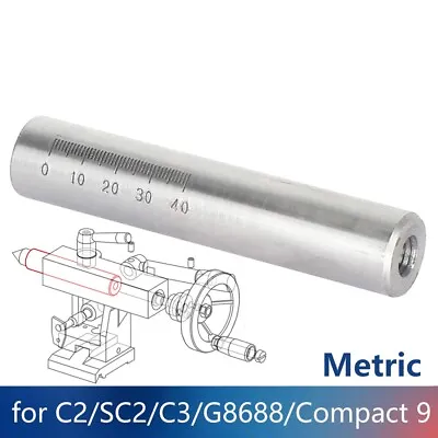 Buy The Quill,Tail Shaft For C2/SC2/CX704/G8688/G0765/JET BD-6/X7 Mini Lathe Parts • 39.62$
