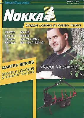 Buy Equipment Brochure - Nokka - Grapple Log Loader Trailer Logging (E3752)  • 13.12$