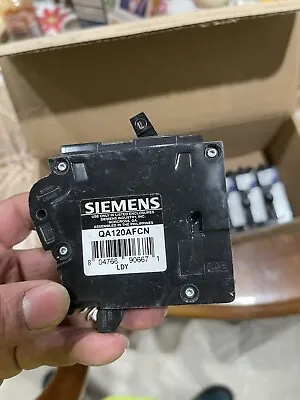 Buy Package Of 20 Breakers. Siemens Q120AFCN Arc-Fault/Ground-Fault Dual Breaker. • 750$