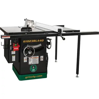 Buy Grizzly G1023RLA40 10  5 HP 240V Cabinet Table Saw - 40th Anniversary Edition • 2,690$