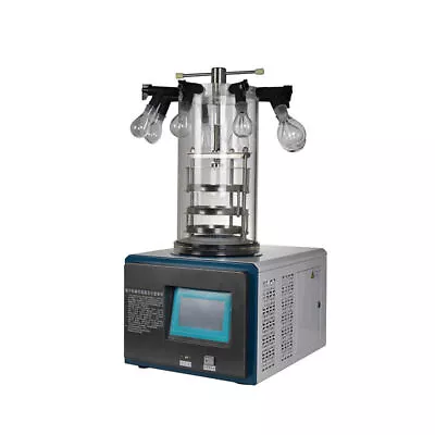 Buy New 0.08 ㎡  Lab Lyophilizer Small Table Top Freeze Dryer Machine -40℃~50℃  220v • 4,999.99$