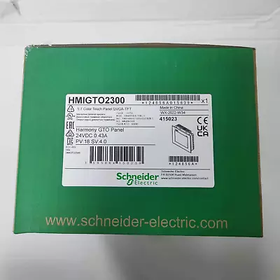 Buy New Sealed Schneider Electric HMIGTO2300 Harmony GTO Advanced Panel, 5.7-inch • 614$
