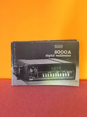 Buy Fluke 347906  8000A Digital Multimeter Manual • 16.99$