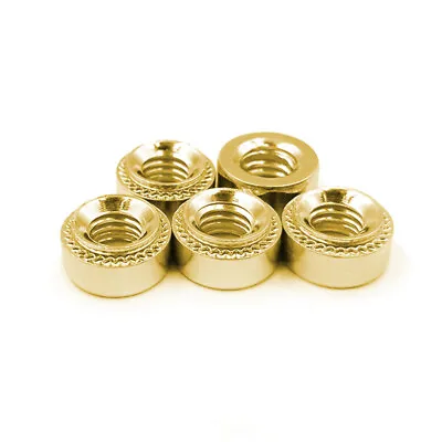 Buy 4#-40 6#-32-5/16-18 Brass Riveting Nut Pressing Plate Standard Metal Cap • 14.99$