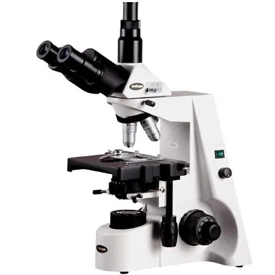 Buy Amscope 40X-1000X Trinocular Koehler Microscope Infinity-corrected 2-Layer Stage • 343.20$