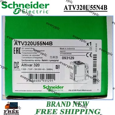 Buy New In Box SCHNEIDER ELECTRIC Altivar Machine ATV320U55N4B 500V Free Shipping • 771.59$