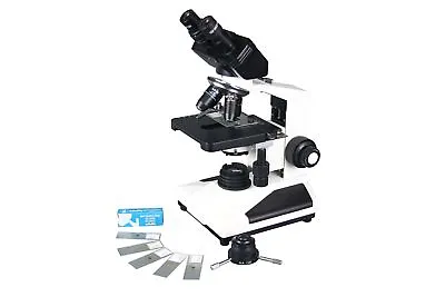 Buy Radical Brightfield & Darkfield Clinical Biology Lab Microscope W Battery Backup • 314.10$