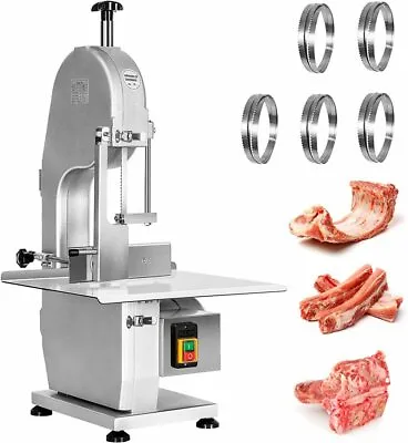 Buy Adjustable Electric Bone Saw Machine Commercial Frozen Meat Cutting 110V • 482.99$